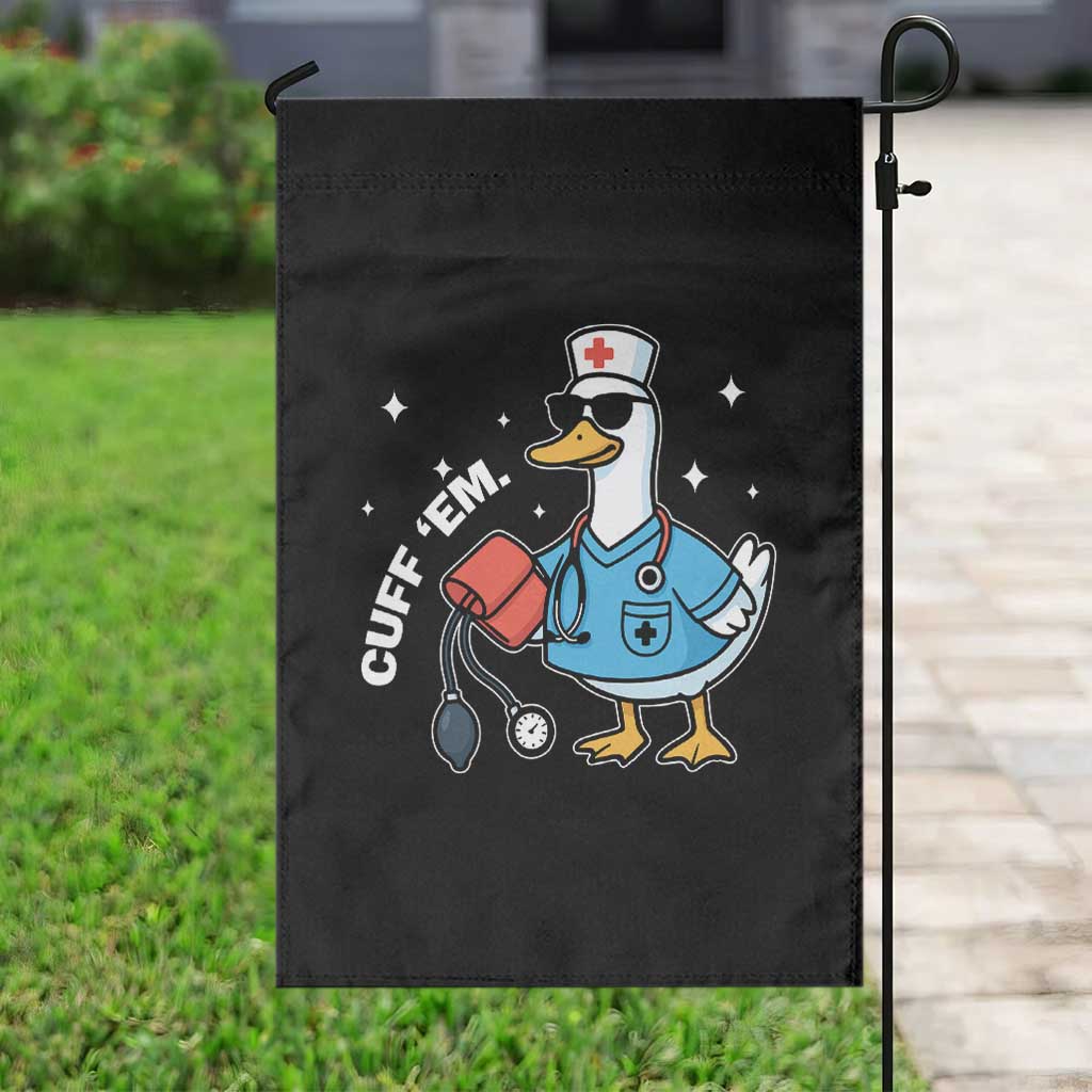 Goose Nurse Garden Flag Cuff Em Cute Nursing Graduation Gift - Wonder Print Shop