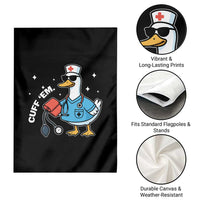 Goose Nurse Garden Flag Cuff Em Cute Nursing Graduation Gift - Wonder Print Shop
