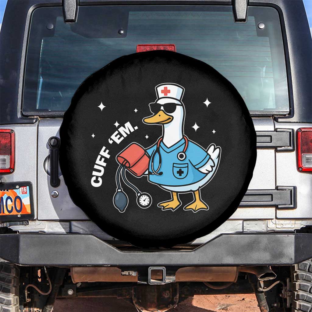 Goose Nurse Spare Tire Cover Cuff Em Cute Nursing Graduation Gift - Wonder Print Shop