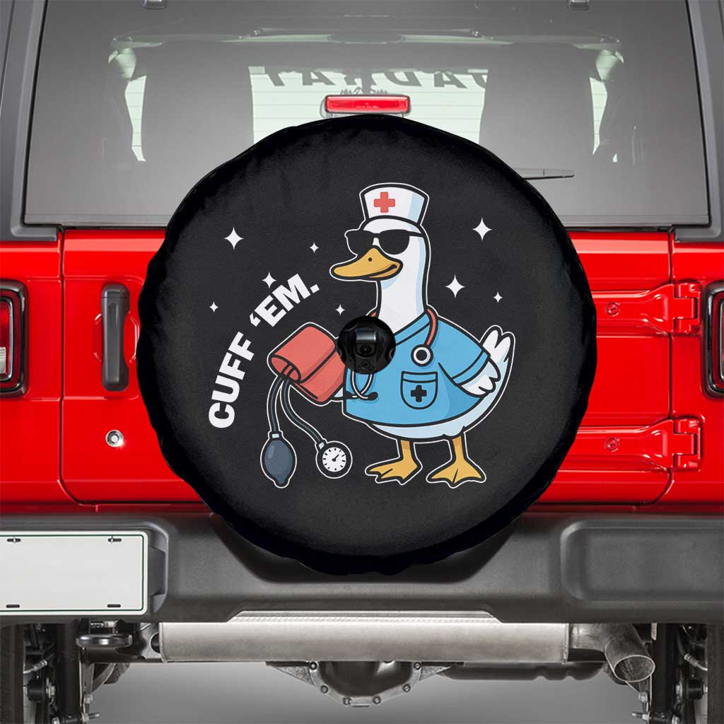 Goose Nurse Spare Tire Cover Cuff Em Cute Nursing Graduation Gift - Wonder Print Shop