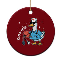 Goose Nurse Ceramic Ornament Cuff Em Cute Nursing Graduation Gift - Wonder Print Shop