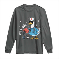 Goose Nurse Long Sleeve Shirt Cuff Em Cute Nursing Graduation Gift - Wonder Print Shop