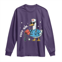 Goose Nurse Long Sleeve Shirt Cuff Em Cute Nursing Graduation Gift - Wonder Print Shop