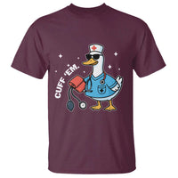 Goose Nurse T Shirt Cuff Em Cute Nursing Graduation Gift - Wonder Print Shop