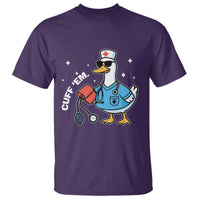 Goose Nurse T Shirt Cuff Em Cute Nursing Graduation Gift - Wonder Print Shop