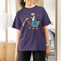 Goose Nurse T Shirt For Women Cuff Em Cute Nursing Graduation Gift - Wonder Print Shop