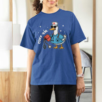 Goose Nurse T Shirt For Women Cuff Em Cute Nursing Graduation Gift - Wonder Print Shop