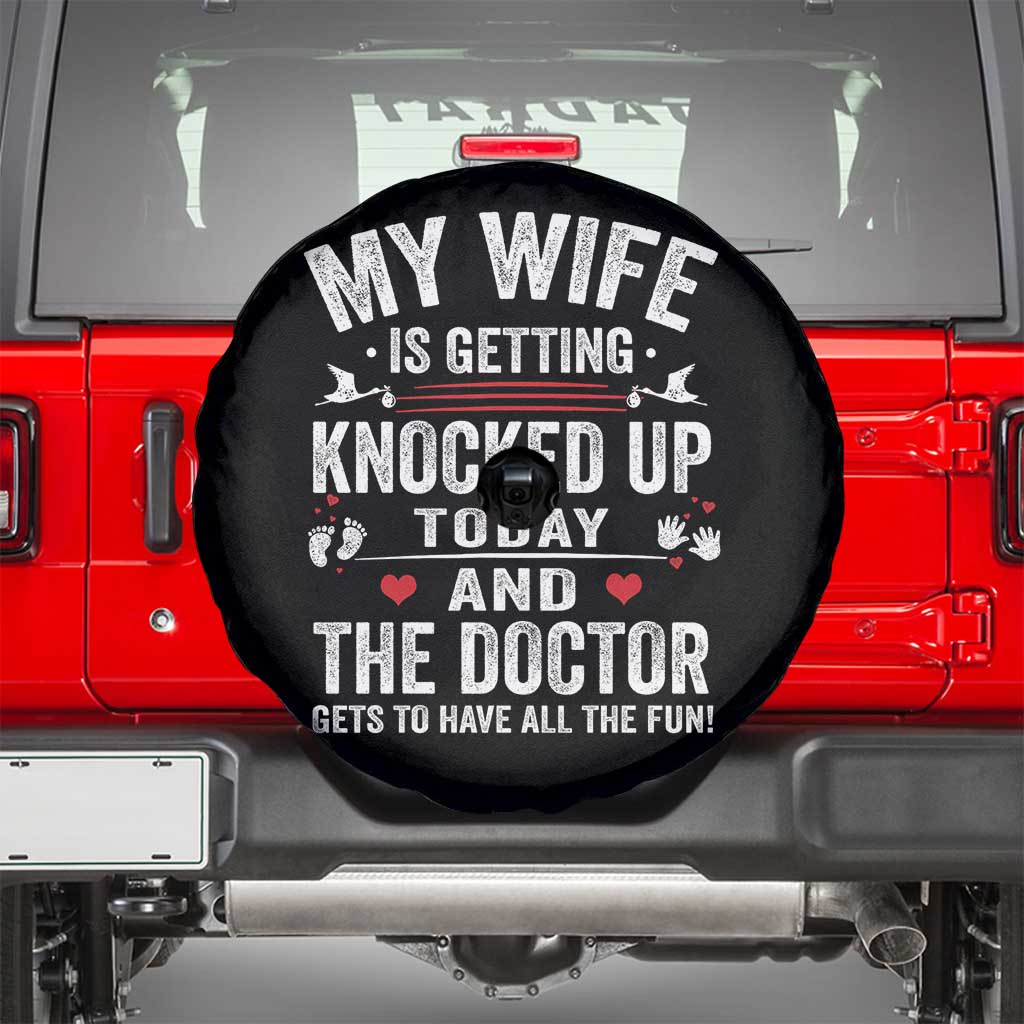 IVF Dad Spare Tire Cover Wife Knocked Up For Embryo Transfer Day - Wonder Print Shop