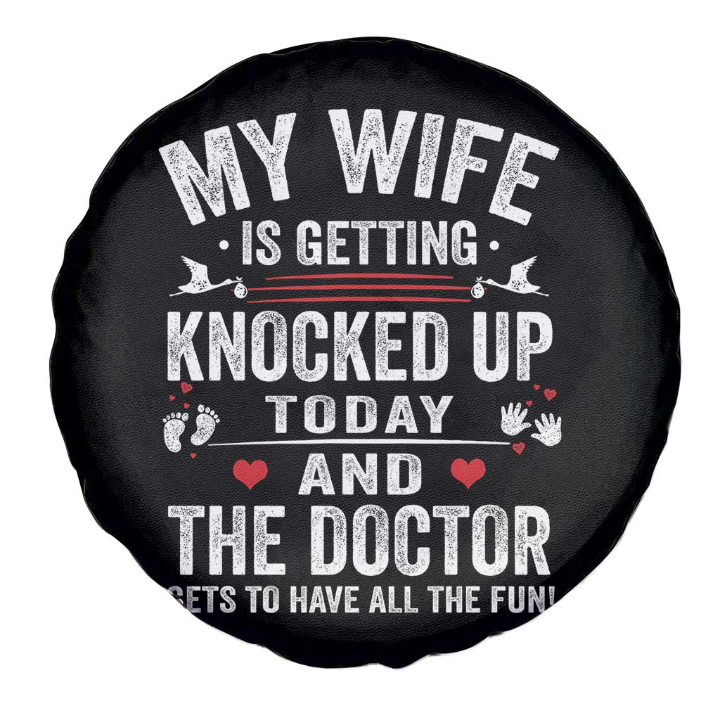 IVF Dad Spare Tire Cover Wife Knocked Up For Embryo Transfer Day - Wonder Print Shop