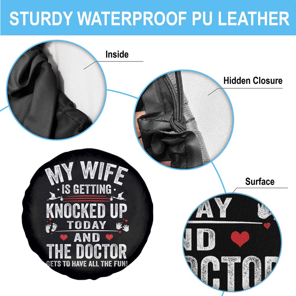 IVF Dad Spare Tire Cover Wife Knocked Up For Embryo Transfer Day - Wonder Print Shop
