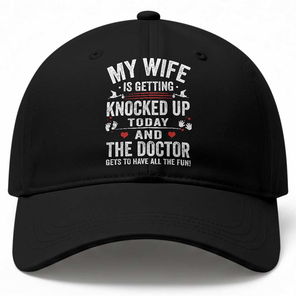 IVF Dad Baseball Cap Wife Knocked Up For Embryo Transfer Day