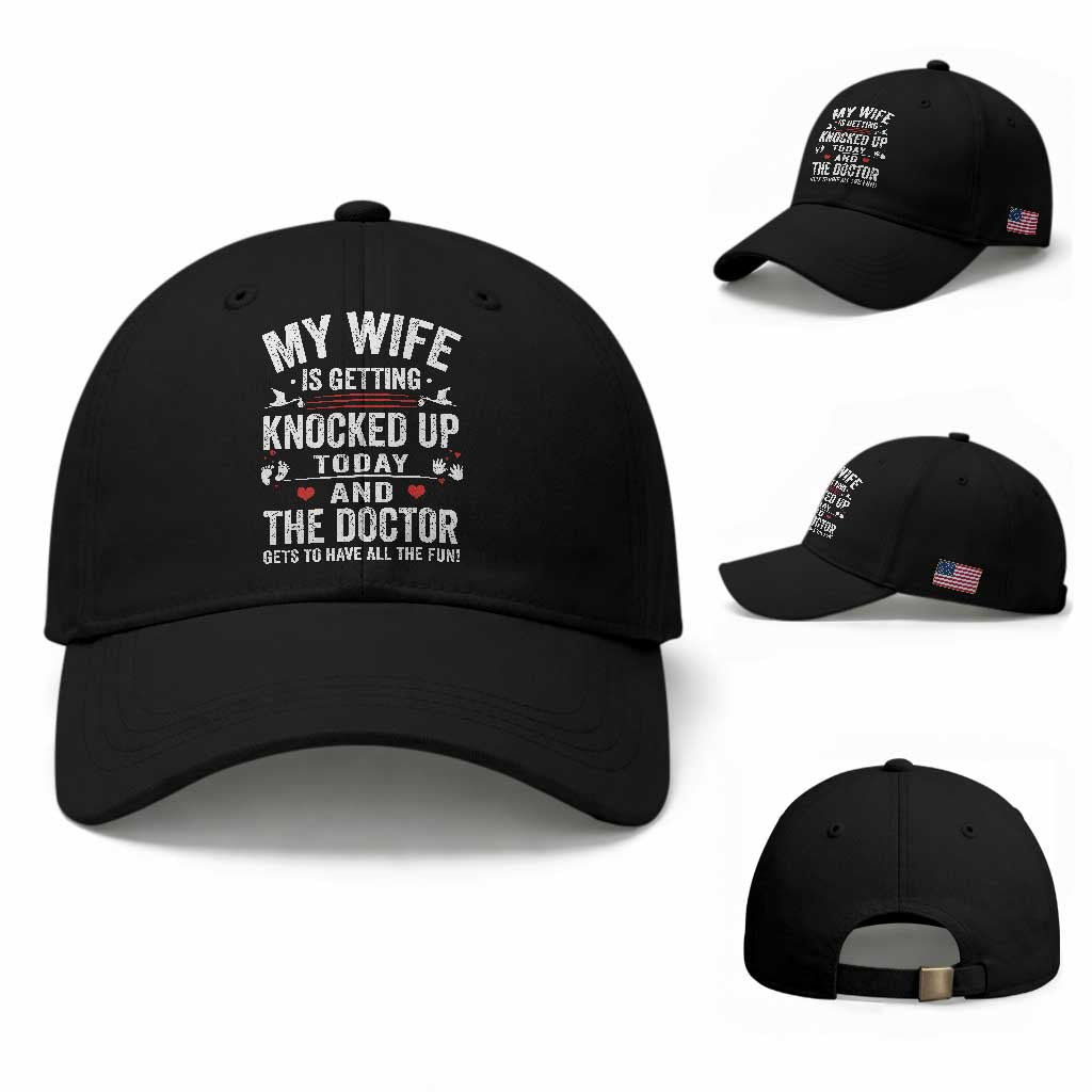 IVF Dad Baseball Cap Wife Knocked Up For Embryo Transfer Day
