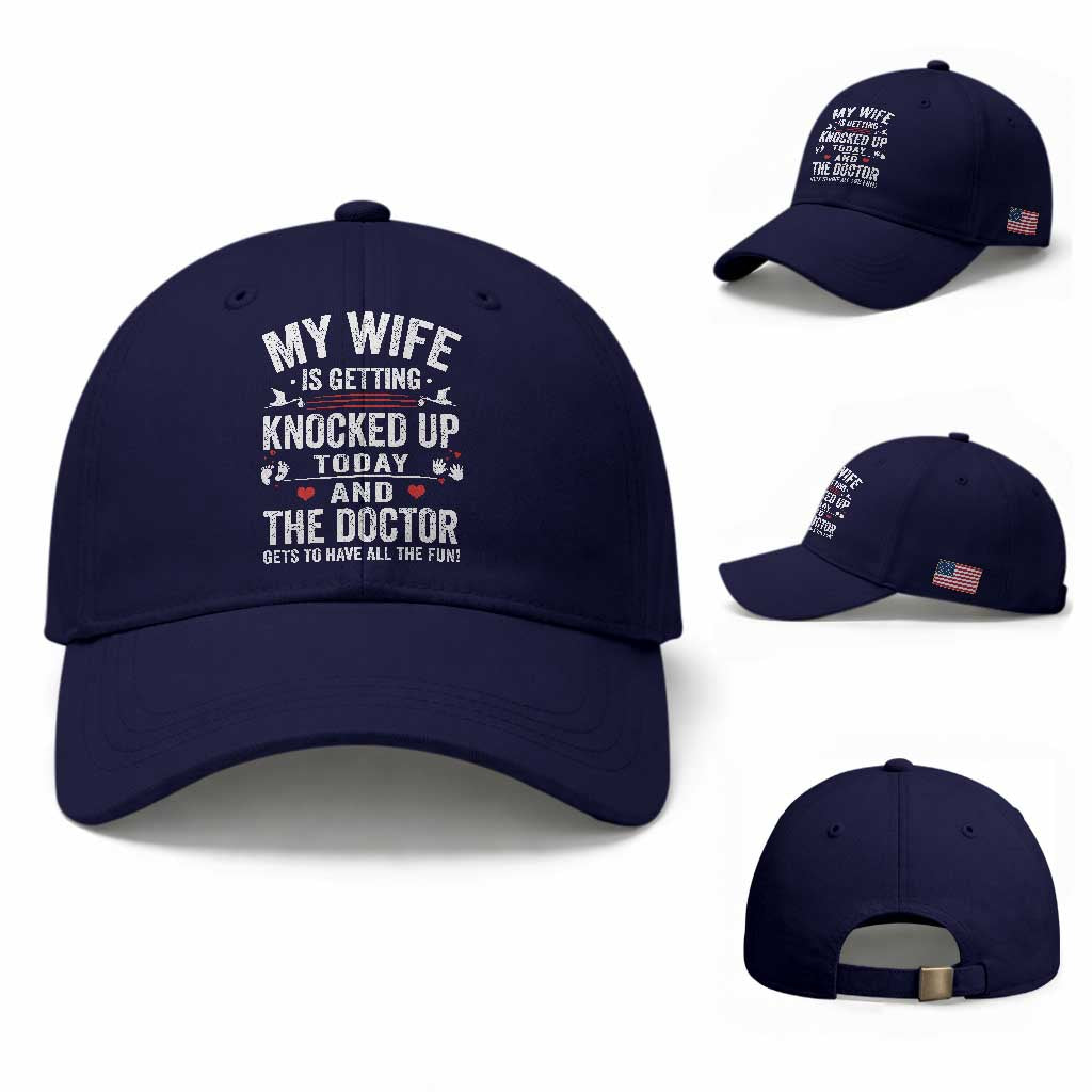IVF Dad Baseball Cap Wife Knocked Up For Embryo Transfer Day