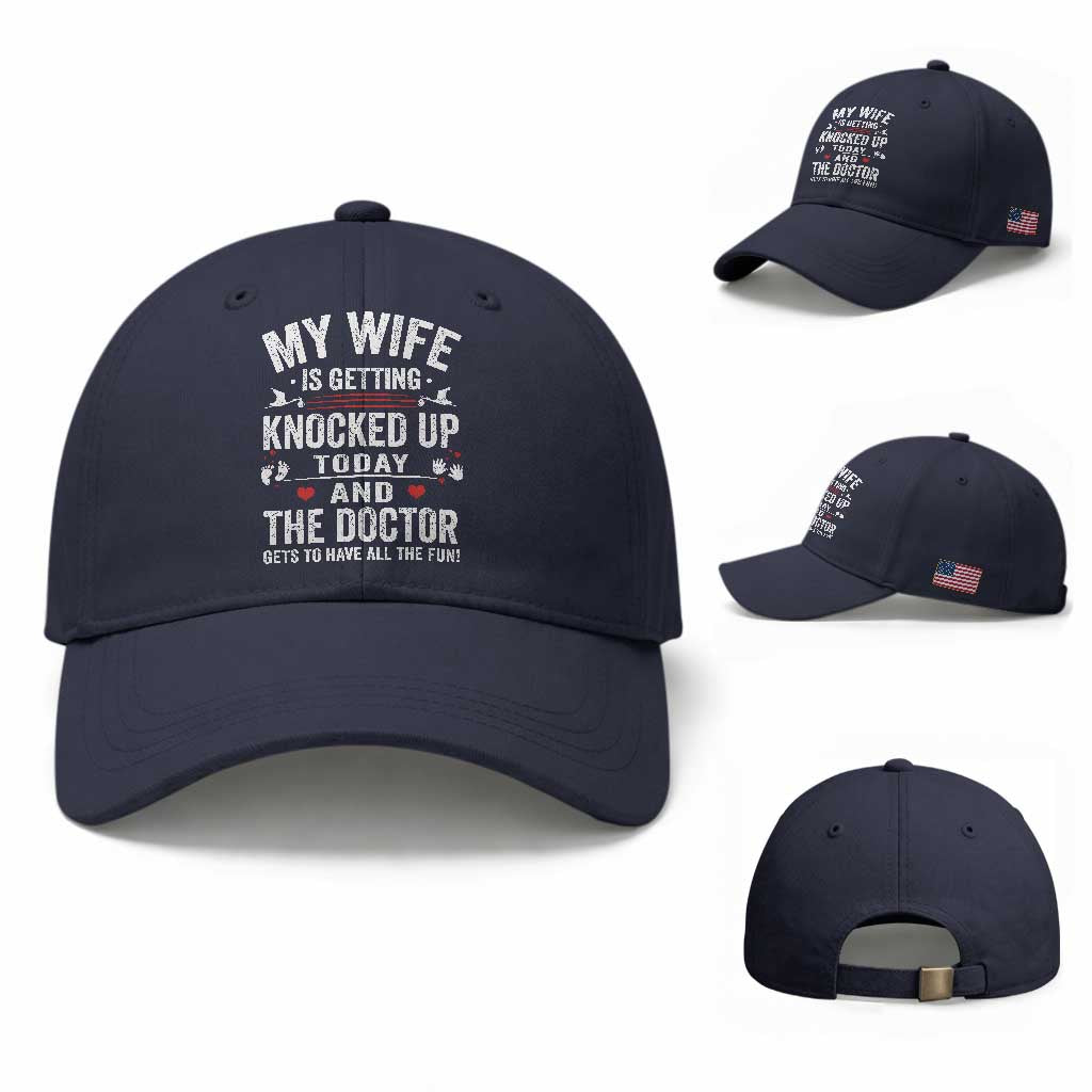IVF Dad Baseball Cap Wife Knocked Up For Embryo Transfer Day
