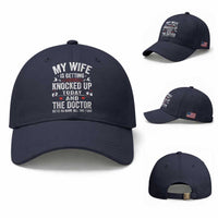 IVF Dad Baseball Cap Wife Knocked Up For Embryo Transfer Day