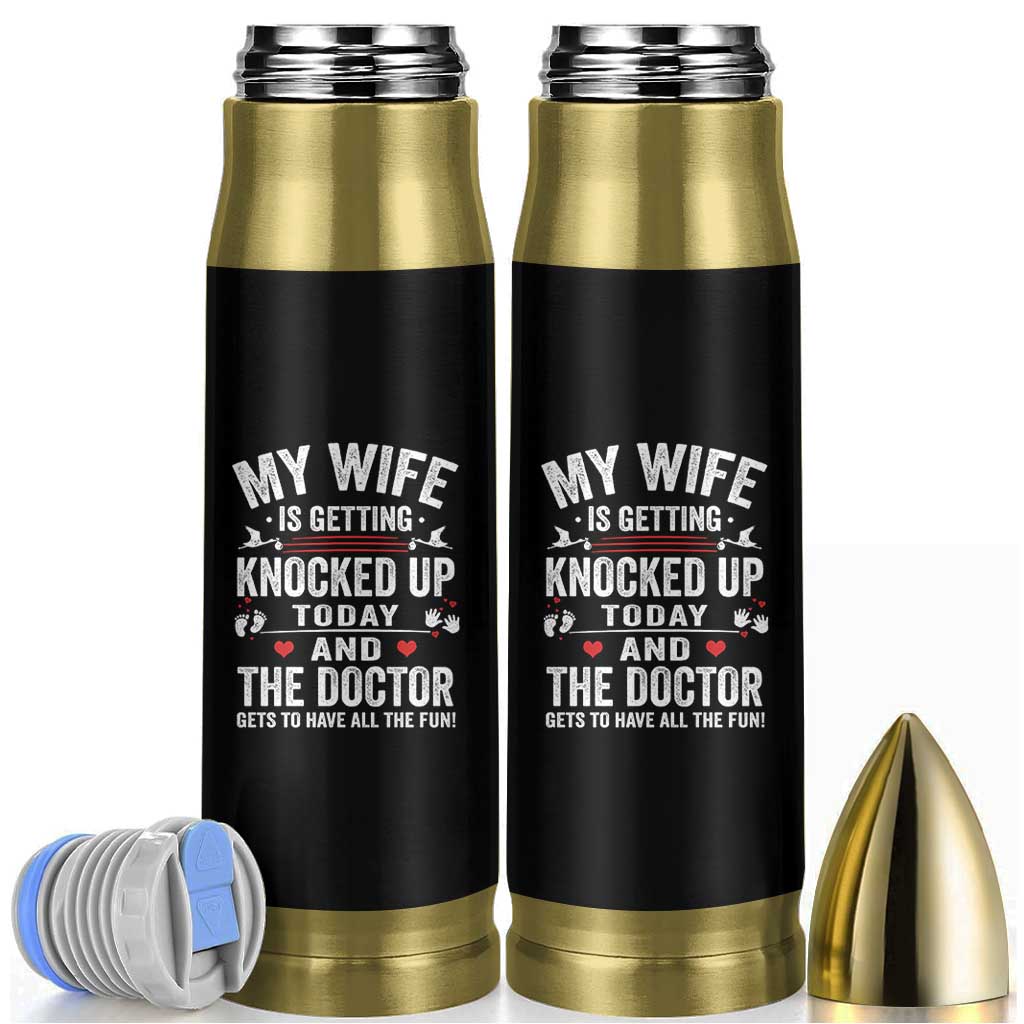 IVF Dad Bullet Tumbler Wife Knocked Up For Embryo Transfer Day - Wonder Print Shop