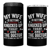 IVF Dad 4 in 1 Can Cooler Tumbler Wife Knocked Up For Embryo Transfer Day - Wonder Print Shop