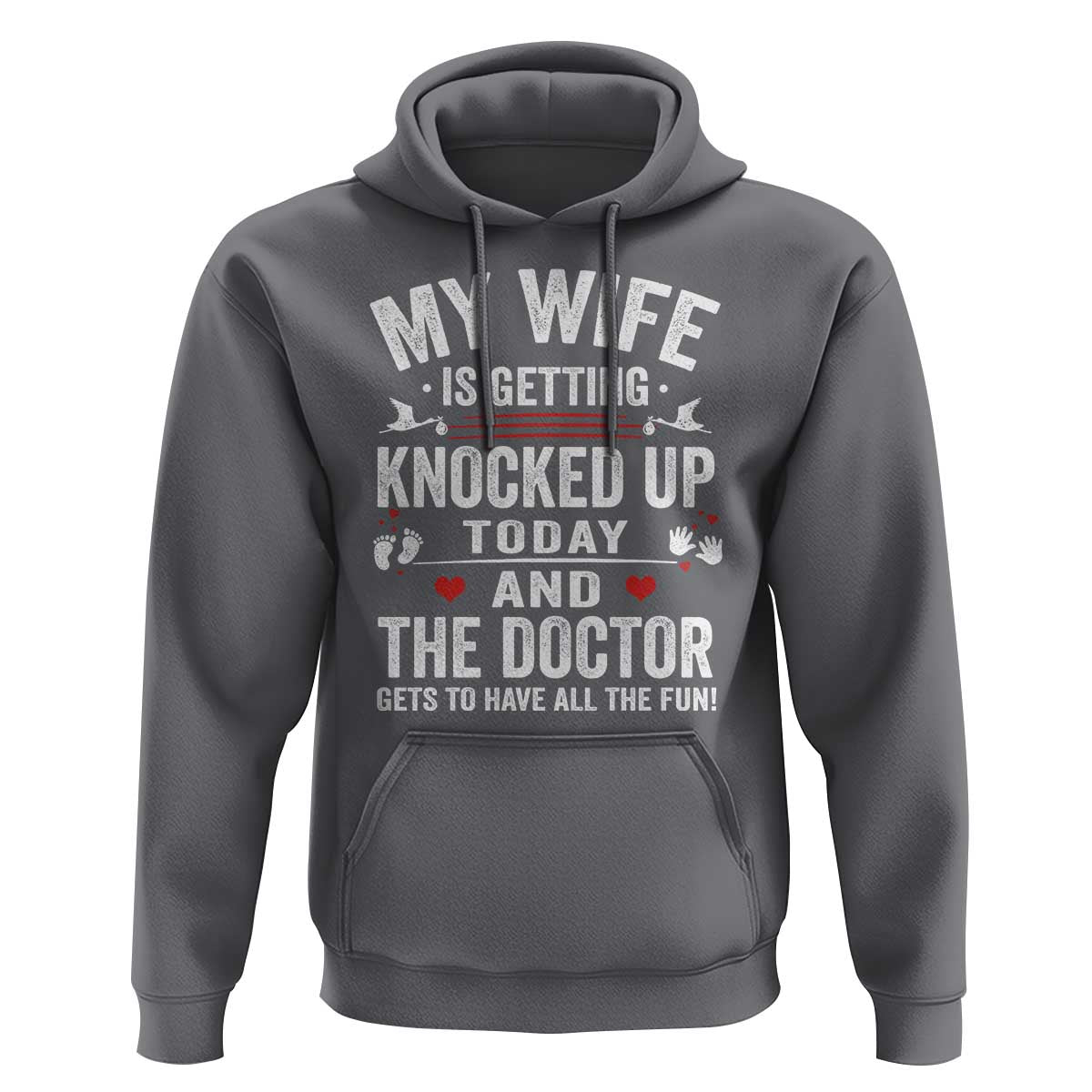 IVF Dad Hoodie Wife Knocked Up For Embryo Transfer Day - Wonder Print Shop