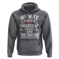 IVF Dad Hoodie Wife Knocked Up For Embryo Transfer Day - Wonder Print Shop