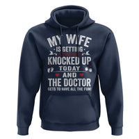 IVF Dad Hoodie Wife Knocked Up For Embryo Transfer Day - Wonder Print Shop
