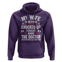 IVF Dad Hoodie Wife Knocked Up For Embryo Transfer Day - Wonder Print Shop