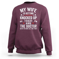 IVF Dad Sweatshirt Wife Knocked Up For Embryo Transfer Day - Wonder Print Shop