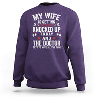 IVF Dad Sweatshirt Wife Knocked Up For Embryo Transfer Day - Wonder Print Shop