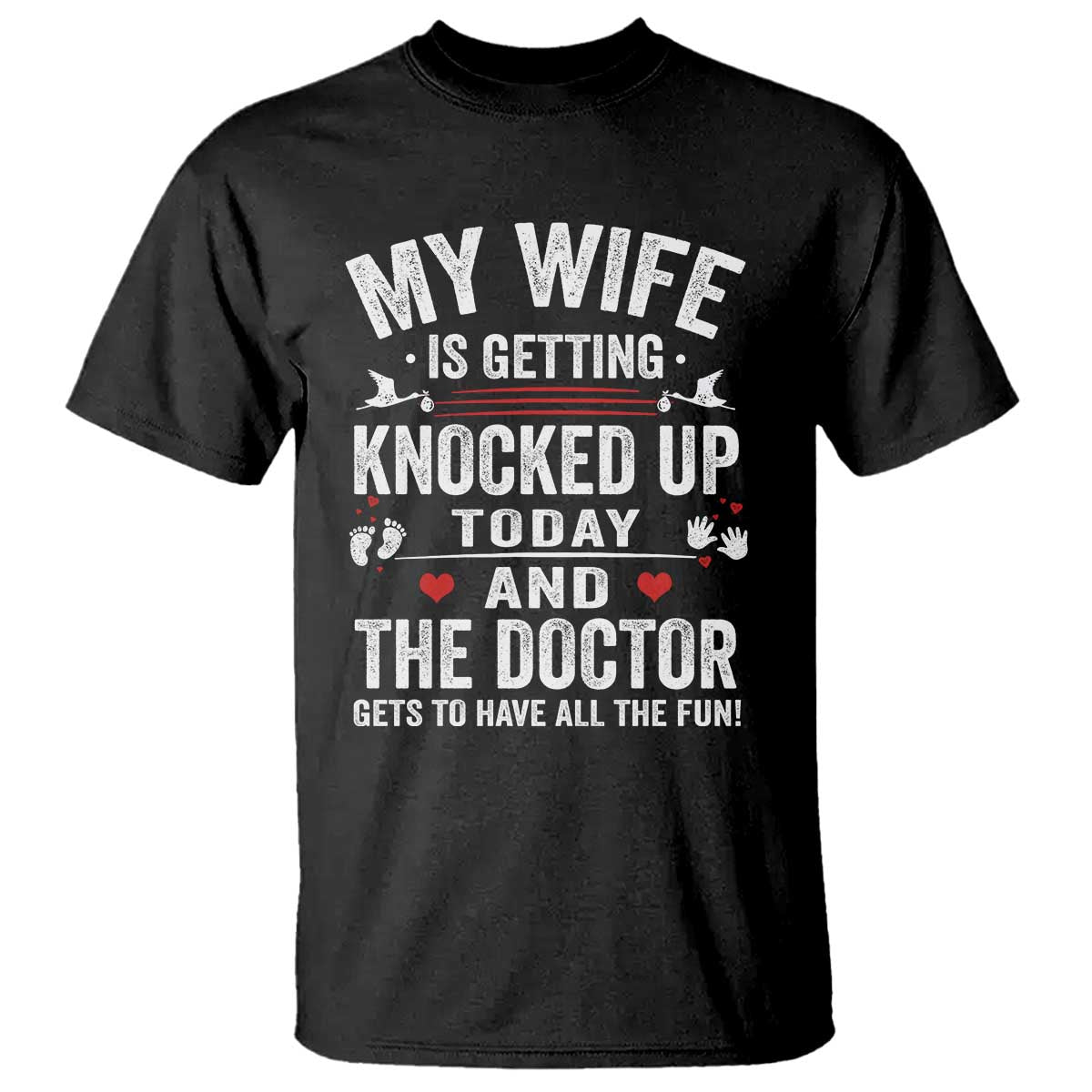 IVF Dad T Shirt Wife Knocked Up For Embryo Transfer Day - Wonder Print Shop