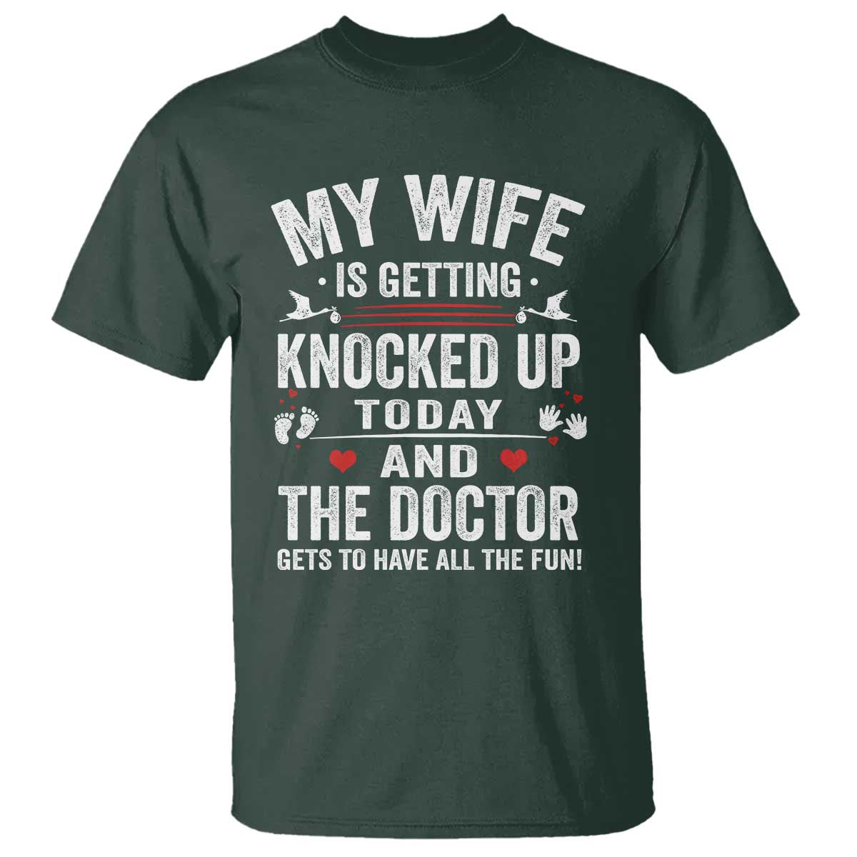 IVF Dad T Shirt Wife Knocked Up For Embryo Transfer Day - Wonder Print Shop