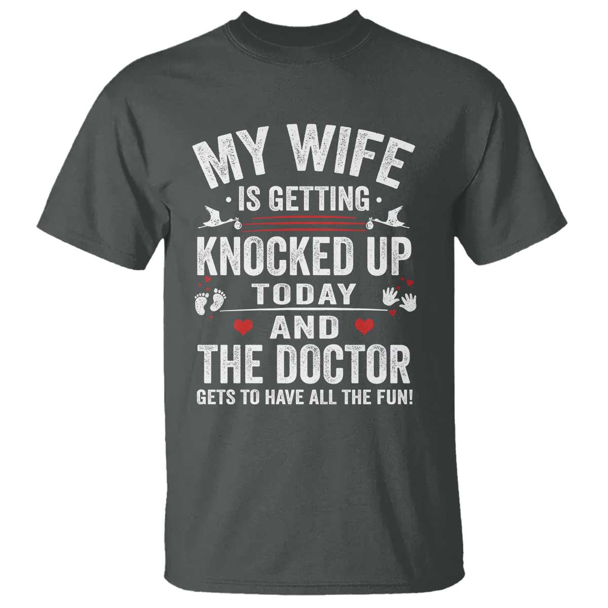 IVF Dad T Shirt Wife Knocked Up For Embryo Transfer Day - Wonder Print Shop