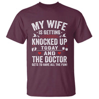 IVF Dad T Shirt Wife Knocked Up For Embryo Transfer Day - Wonder Print Shop