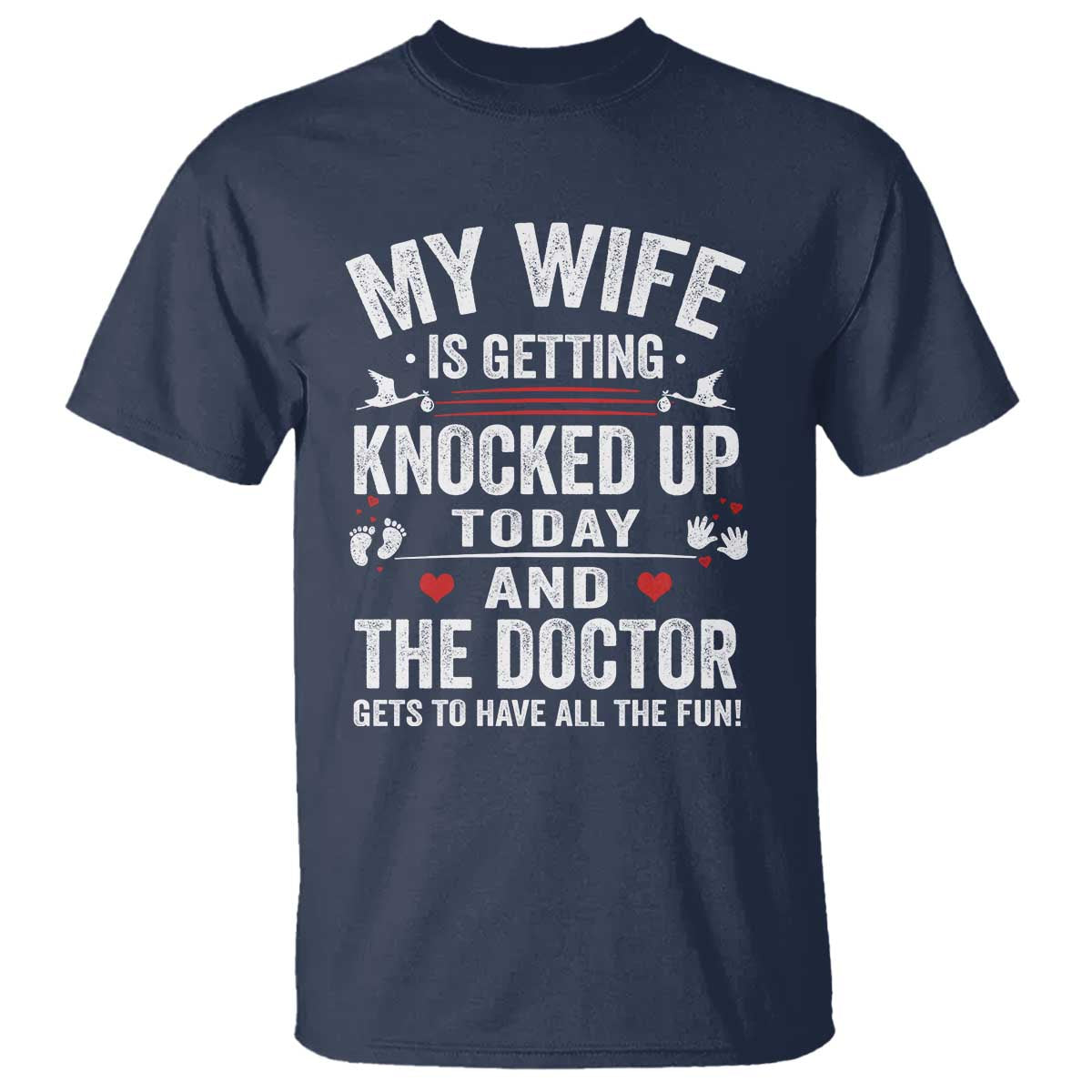 IVF Dad T Shirt Wife Knocked Up For Embryo Transfer Day - Wonder Print Shop