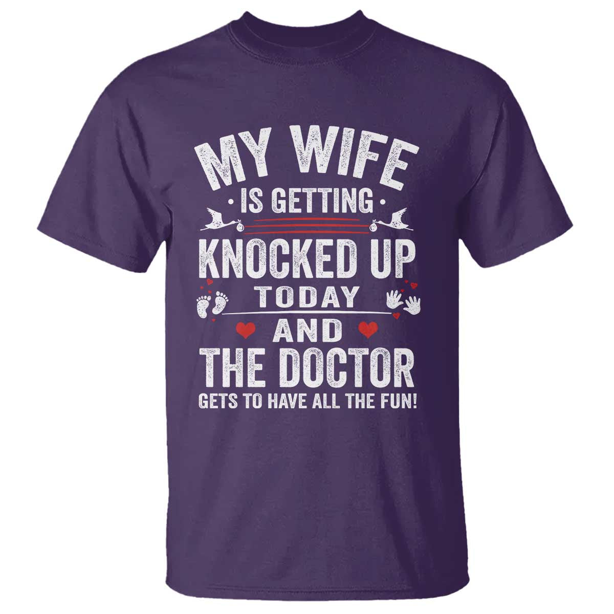 IVF Dad T Shirt Wife Knocked Up For Embryo Transfer Day - Wonder Print Shop