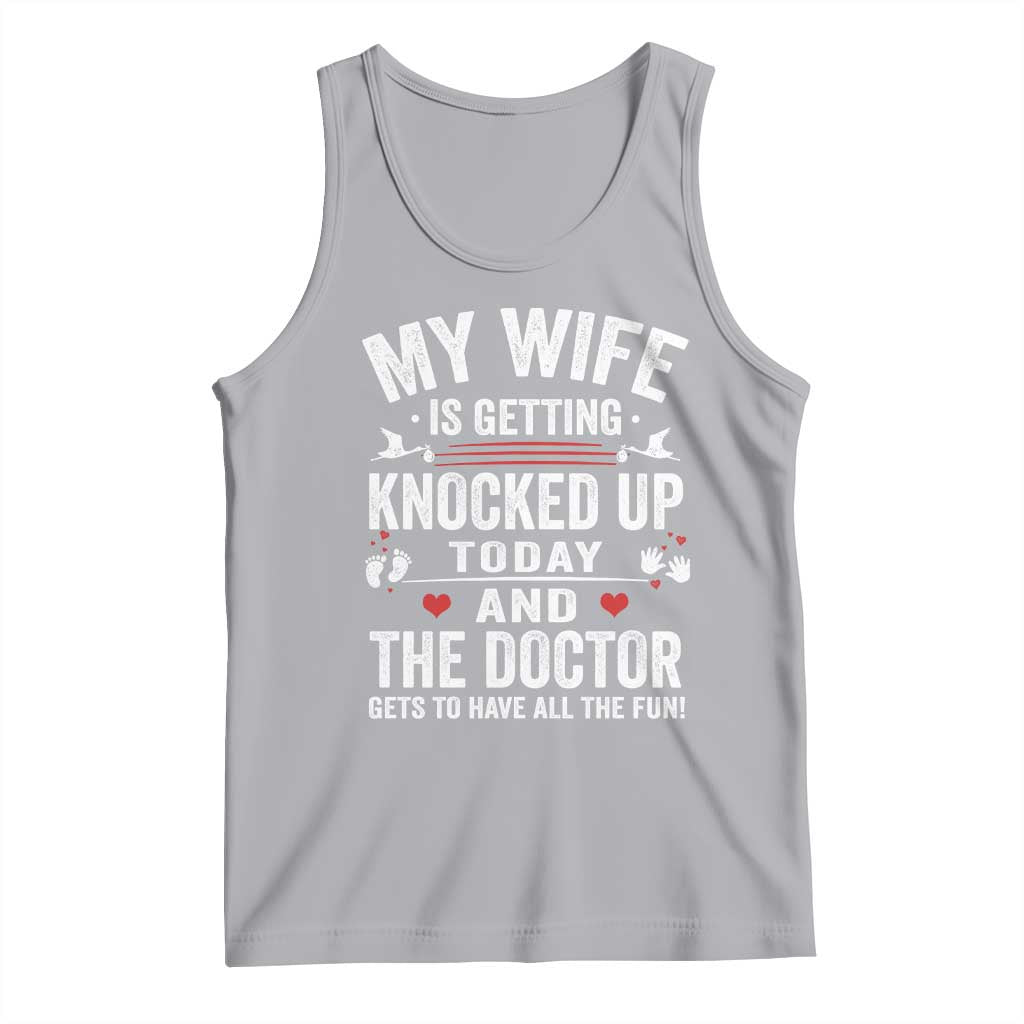 IVF Dad Tank Top Wife Knocked Up For Embryo Transfer Day - Wonder Print Shop