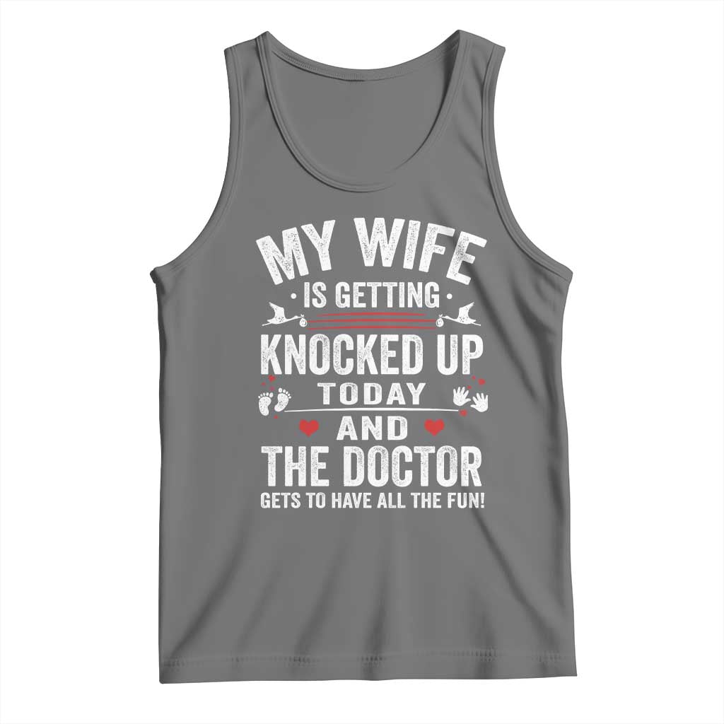 IVF Dad Tank Top Wife Knocked Up For Embryo Transfer Day - Wonder Print Shop