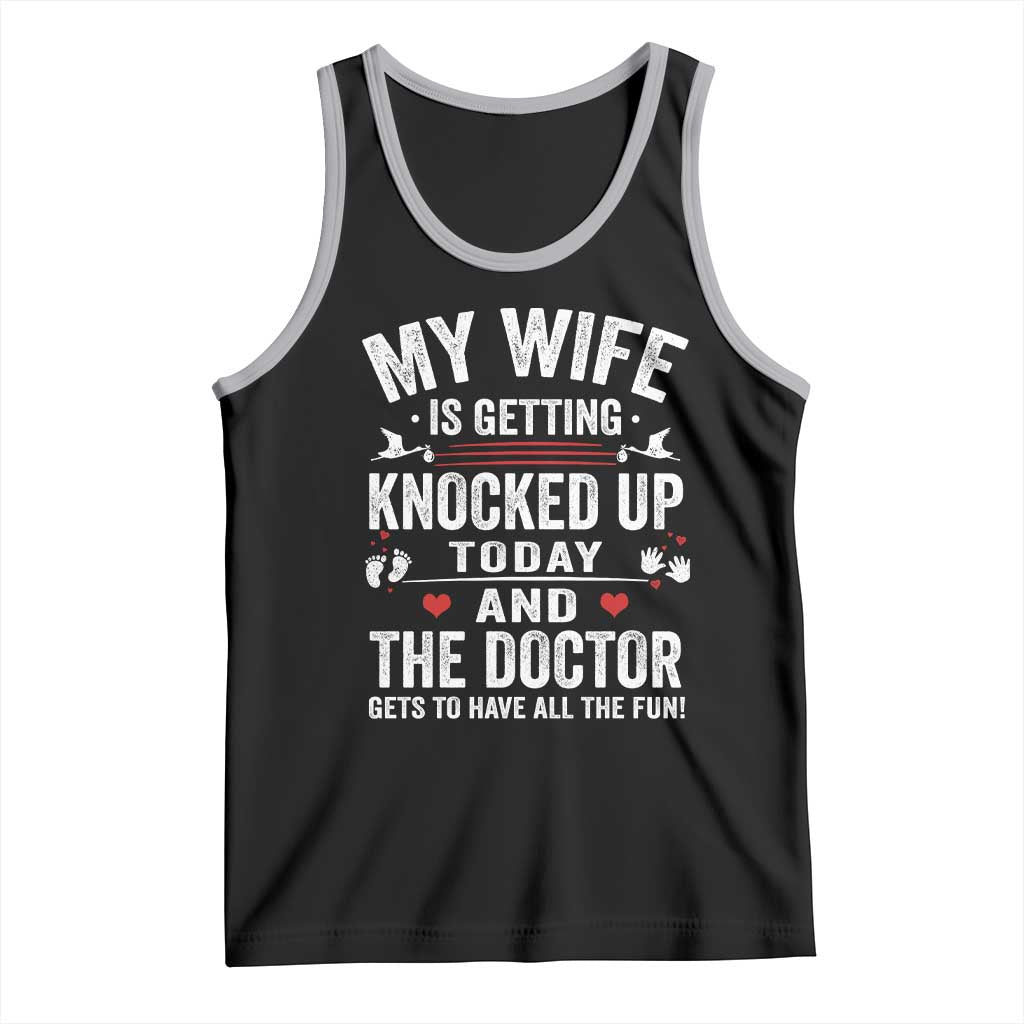 IVF Dad Tank Top Wife Knocked Up For Embryo Transfer Day - Wonder Print Shop