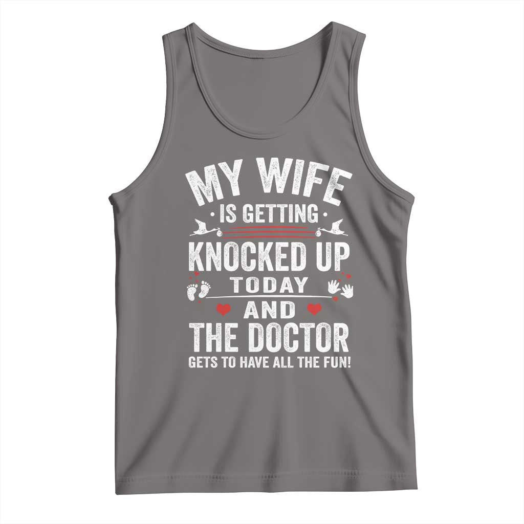 IVF Dad Tank Top Wife Knocked Up For Embryo Transfer Day - Wonder Print Shop