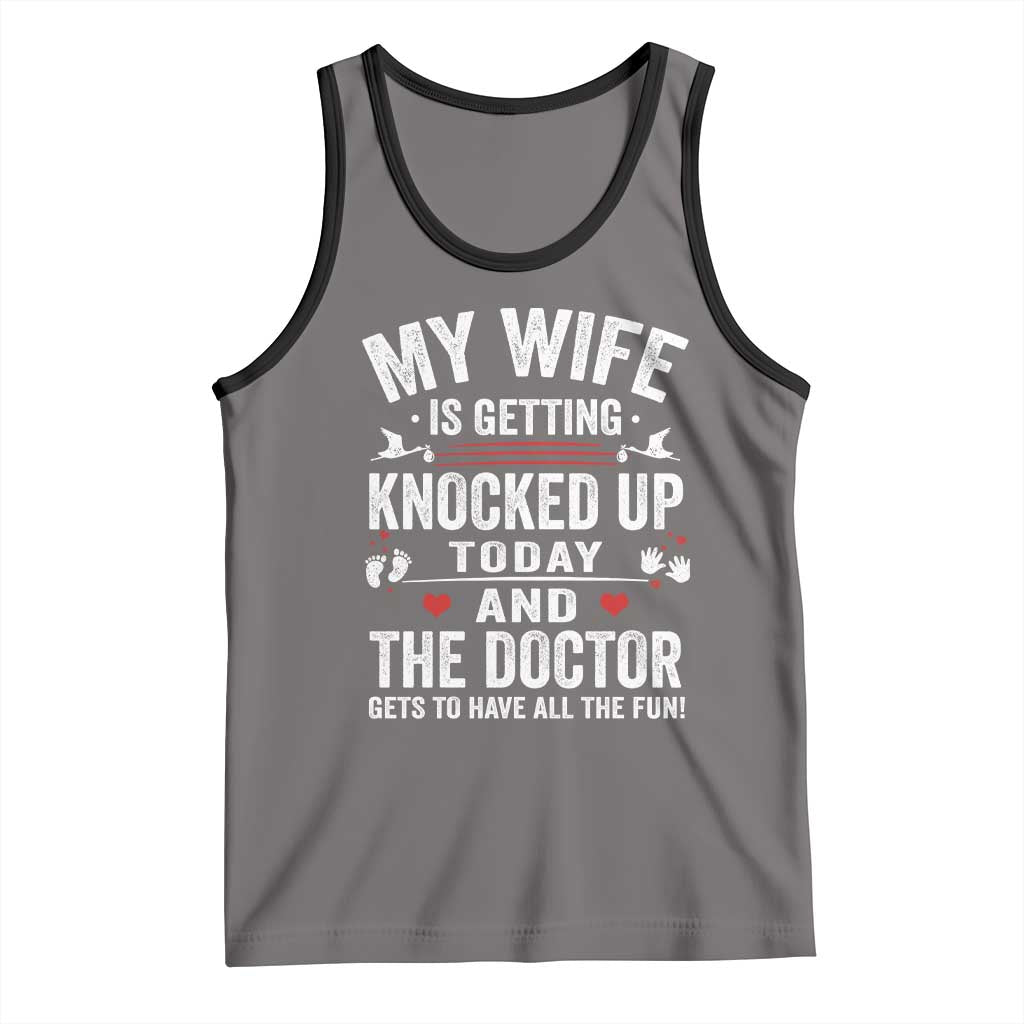 IVF Dad Tank Top Wife Knocked Up For Embryo Transfer Day - Wonder Print Shop