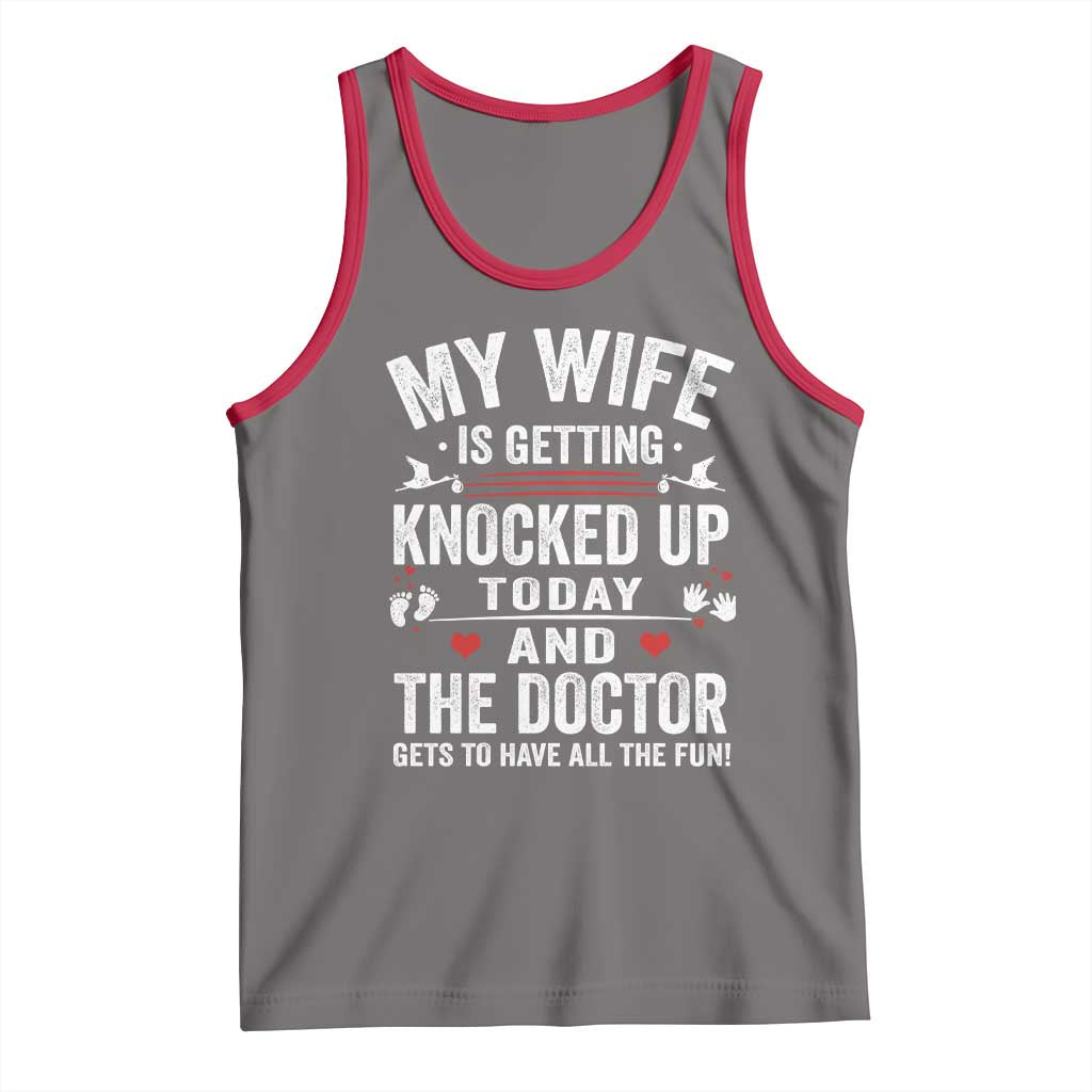IVF Dad Tank Top Wife Knocked Up For Embryo Transfer Day - Wonder Print Shop