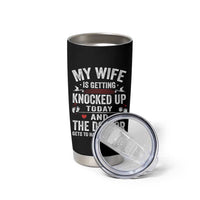 IVF Dad Tumbler Cup Wife Knocked Up For Embryo Transfer Day - Wonder Print Shop