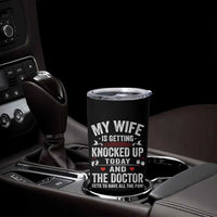 IVF Dad Tumbler Cup Wife Knocked Up For Embryo Transfer Day - Wonder Print Shop