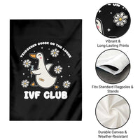 Funny IVF Garden Flag Triggered Goose On The Loose Infertility Support Gift - Wonder Print Shop