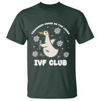 Funny IVF T Shirt Triggered Goose On The Loose Infertility Support Gift - Wonder Print Shop