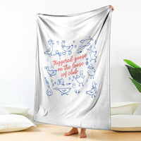 Funny IVF Throw Blanket Triggered Goose On The Loose Infertility Support - Wonder Print Shop