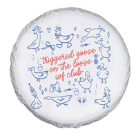 Funny IVF Spare Tire Cover Triggered Goose On The Loose Infertility Support - Wonder Print Shop
