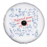 Funny IVF Spare Tire Cover Triggered Goose On The Loose Infertility Support - Wonder Print Shop