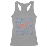 Funny IVF Racerback Tank Top Triggered Goose On The Loose Infertility Support - Wonder Print Shop