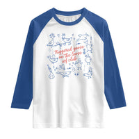 Funny IVF Raglan Shirt Triggered Goose On The Loose Infertility Support - Wonder Print Shop
