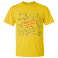 Funny IVF T Shirt Triggered Goose On The Loose Infertility Support - Wonder Print Shop