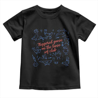 Funny IVF Toddler T Shirt Triggered Goose On The Loose Infertility Support - Wonder Print Shop
